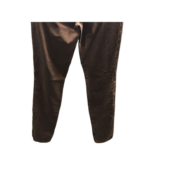 L'Agence Jeans Women's Size 25 Brown Jyothi Tapered Leg Velvet Split Ankle - Picture 6 of 8